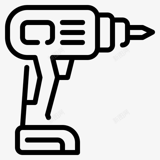 钻机施工司钻svg_新图网 https://ixintu.com 施工 钻机 司钻 钻孔 手钻 大纲