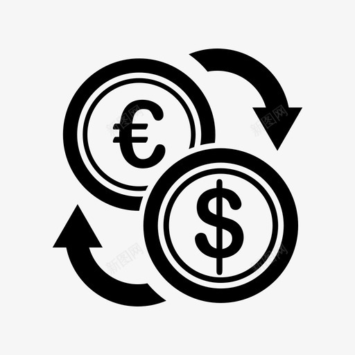 货币交易商业美元svg_新图网 https://ixintu.com 货币 交易 商业 金融 交易商 美元 雕文