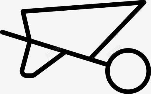 独轮车手推车运输工具svg_新图网 https://ixintu.com 独轮车 手推车 运输工具 户外
