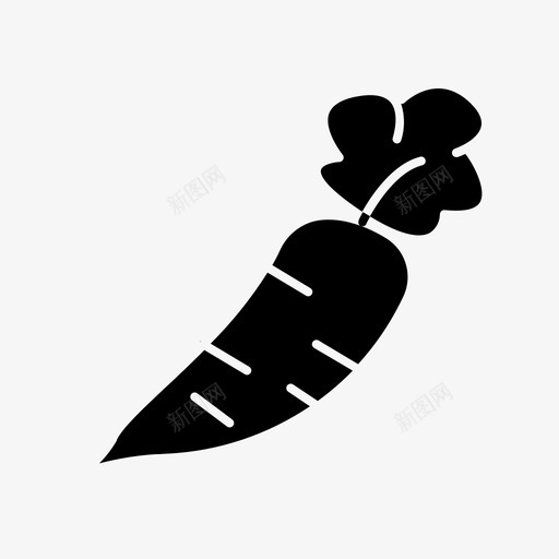 萝卜胡萝卜防风草svg_新图网 https://ixintu.com 萝卜 蔬菜 胡萝卜 防风