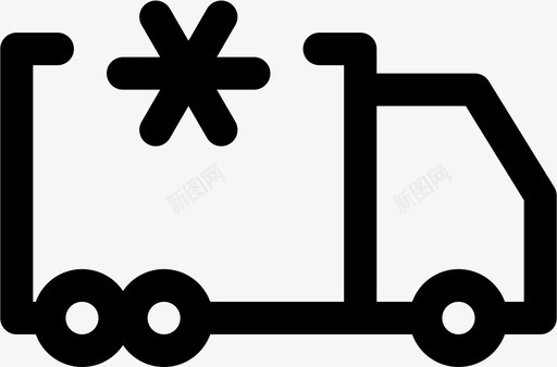 卡车冷藏送货svg_新图网 https://ixintu.com 卡车 冷藏 送货 物流 骑乘