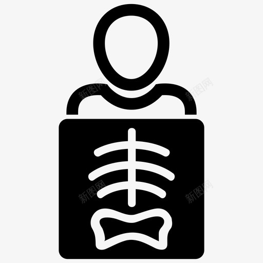 放射学病人放射照相术svg_新图网 https://ixintu.com 放射 射线 病人 照相 相术 医疗保健 字形 部分
