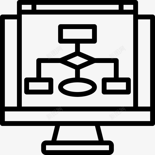 流程图规划网站地图svg_新图网 https://ixintu.com 网站 流程图 规划 地图 网页 平面 平面设计 设计师