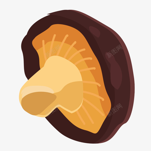 干蘑菇svg_新图网 https://ixintu.com 蘑菇 三只 松鼠