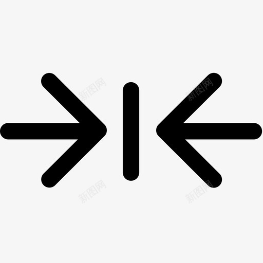 左右向中央收缩svg_新图网 https://ixintu.com 左右 中央 收缩