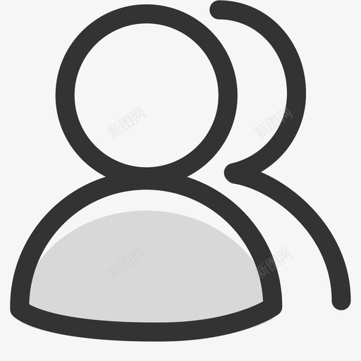 iconusersvg_新图网 https://ixintu.com 人员 管理 选中