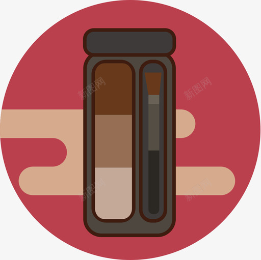 美妆09眉粉svg_新图网 https://ixintu.com 美妆 眉粉