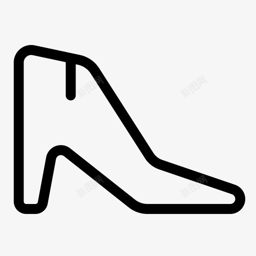 高跟鞋01svg_新图网 https://ixintu.com 高跟鞋