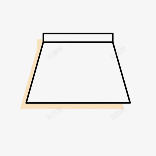 短裙子01svg_新图网 https://ixintu.com 短裙 裙子