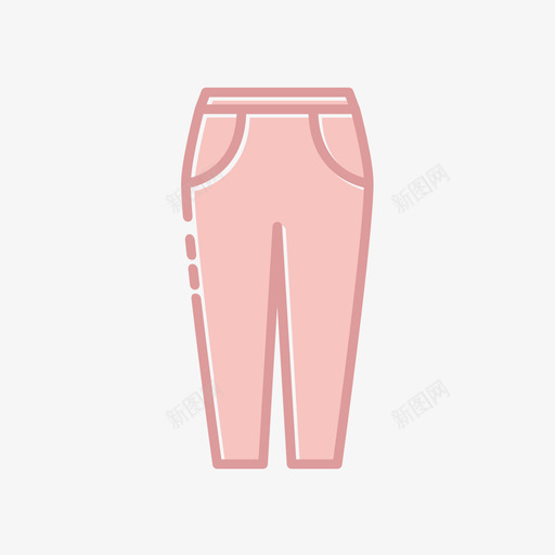 哈伦裤svg_新图网 https://ixintu.com 哈伦裤