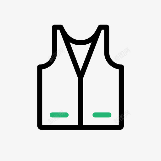 春季服装夹克svg_新图网 https://ixintu.com 夹克 春季 服装 线性 扁平 多色 简约 精美 圆润 方正