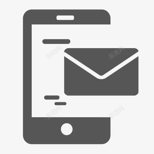 短信营销群发短信svg_新图网 https://ixintu.com 短信 营销 群发 单色