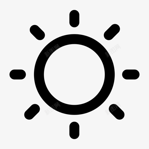 icon调节亮度svg_新图网 https://ixintu.com 调节 亮度