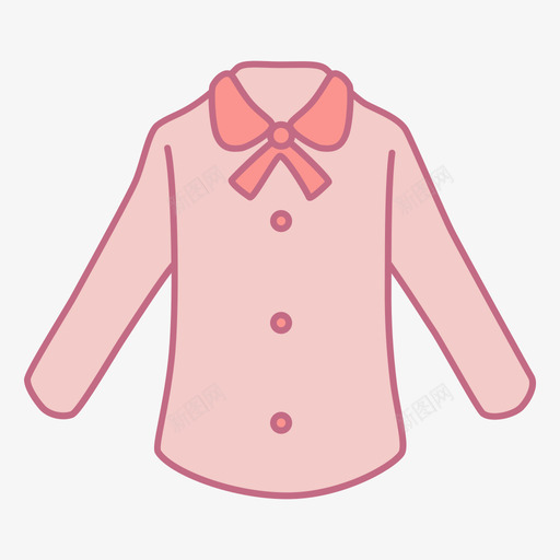 长袖衬衫svg_新图网 https://ixintu.com 长袖 衬衫