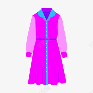 太平鸟女神节服装系列中长裙图标