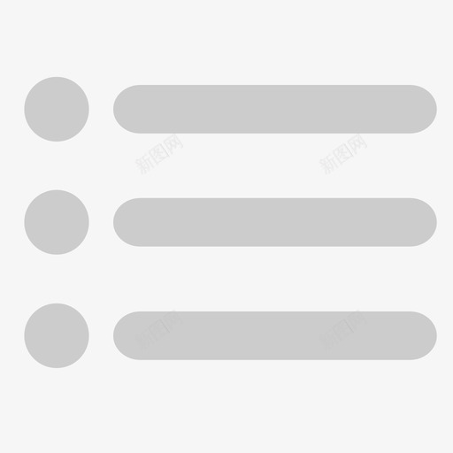 列排列ICON灰svg_新图网 https://ixintu.com 排列