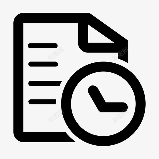 icon搜索历史记录svg_新图网 https://ixintu.com 搜索 历史 记录