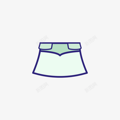 超短裙svg_新图网 https://ixintu.com 超短裙