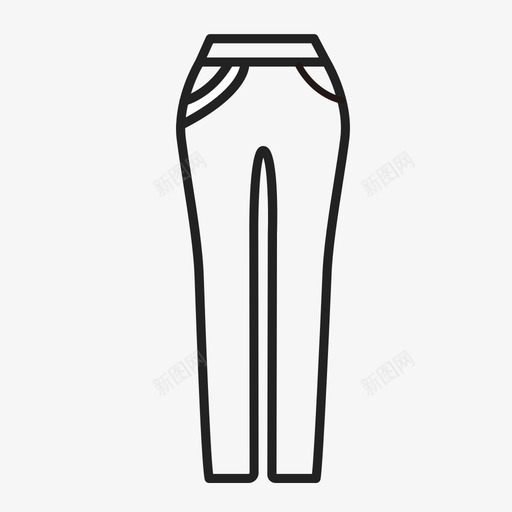 服装15svg_新图网 https://ixintu.com 服装 修身 线性 单色