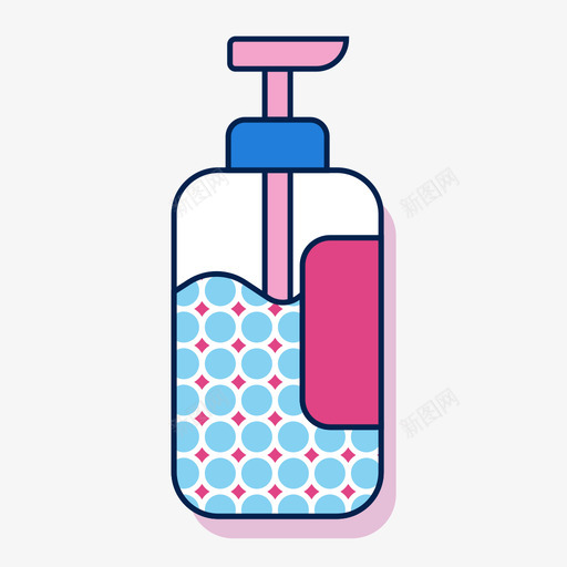 卸妆油svg_新图网 https://ixintu.com 卸妆 多色