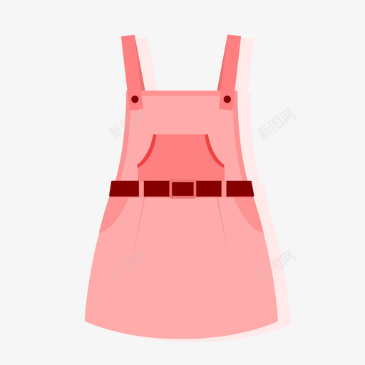 背带裙svg_新图网 https://ixintu.com 背带