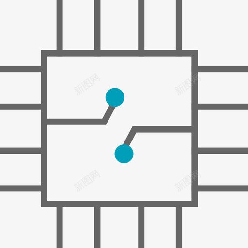 蜂窝IoT通信芯片01svg_新图网 https://ixintu.com 蜂窝 通信 芯片