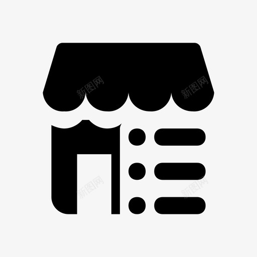 门店列表svg_新图网 https://ixintu.com 门店 列表