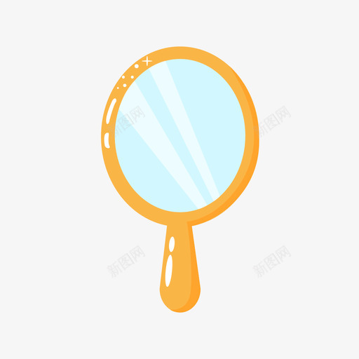 化妆镜svg_新图网 https://ixintu.com 化妆镜 手绘 多色 精美 可爱 圆润