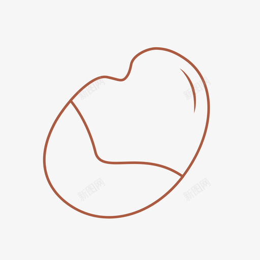 兰花豆svg_新图网 https://ixintu.com 兰花 线性 扁平 单色 简约