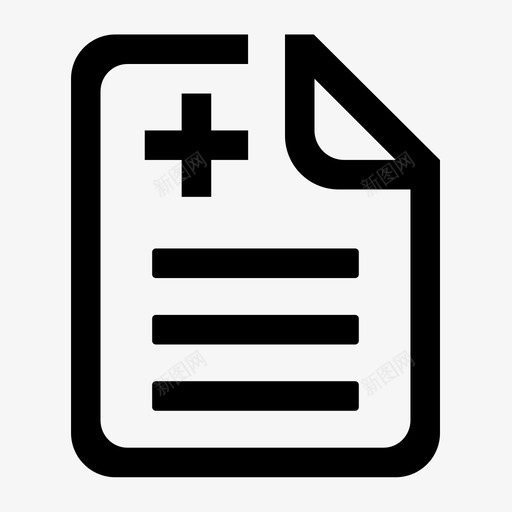 编辑健康档案svg_新图网 https://ixintu.com 编辑 健康 档案