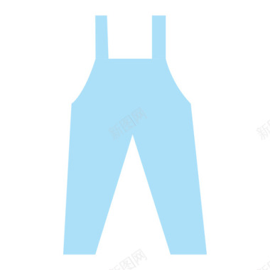 背带裤图标icon 背带裤图标