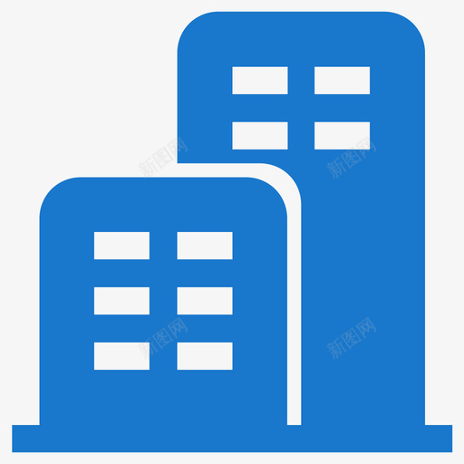 蓝色宾馆svg_新图网 https://ixintu.com 蓝色 宾馆