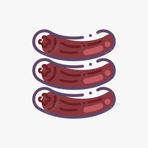 鸭脖svg_新图网 https://ixintu.com 鸭脖 多色 可爱