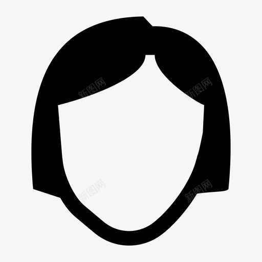 女生01svg_新图网 https://ixintu.com 女生