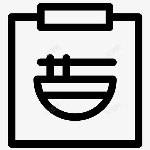 订餐订单管理svg_新图网 https://ixintu.com 订餐 订单 管理