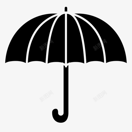 伞雨安全svg_新图网 https://ixintu.com 伞雨 安全 天气 秋天