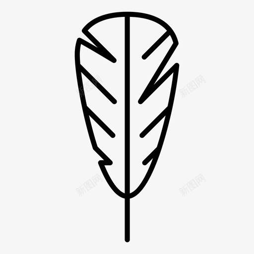 羽毛鸟火鸡svg_新图网 https://ixintu.com 羽毛 火鸡 感恩节