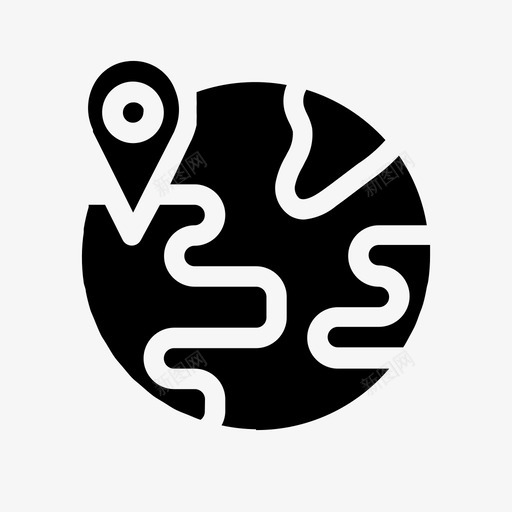 土沥青公路svg_新图网 https://ixintu.com 道路 沥青 公路 旅游城市 填充