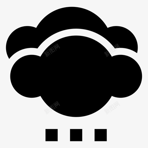 云雹雨风暴svg_新图网 https://ixintu.com 雹云 雹雨 风暴 天气