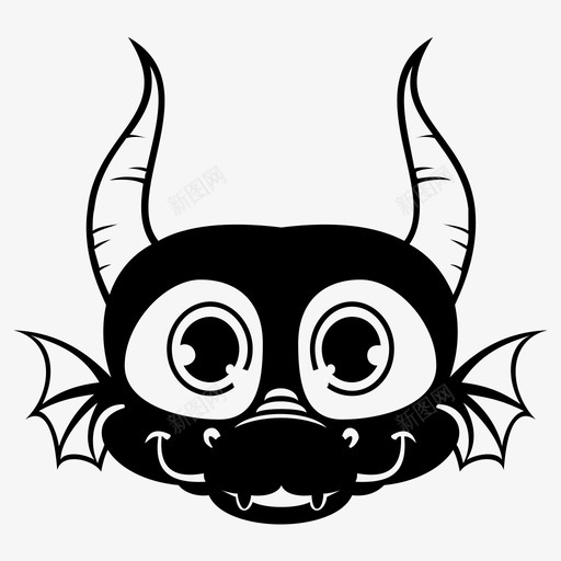 龙动物脸动物玩具svg_新图网 https://ixintu.com 动物 玩具 龙动物 可爱 爱的 填充