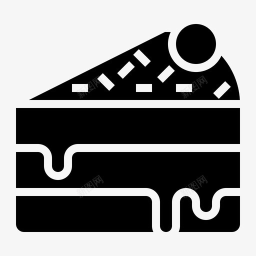 冰淇淋杯蛋糕甜的svg_新图网 https://ixintu.com 冰淇淋 蛋糕 甜的 固体