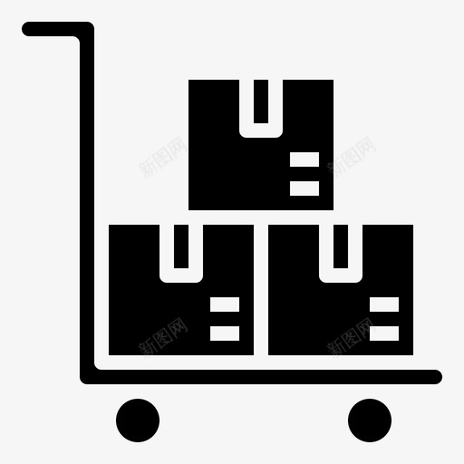 手推车箱子商业svg_新图网 https://ixintu.com 手推车 箱子 商业 营销 运输量 产雕文