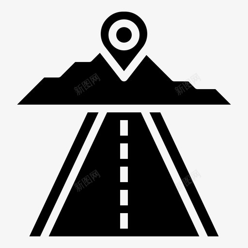 道路建筑和城市地图和位置svg_新图网 https://ixintu.com 位置 道路 建筑 城市地图 街道 旅行 符号