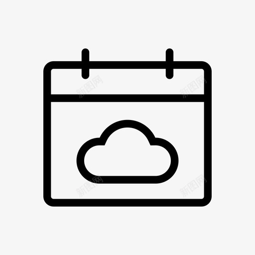 日历每日预报svg_新图网 https://ixintu.com 日历 每日 预报 预测 天气 每周 每周日 日期 事件