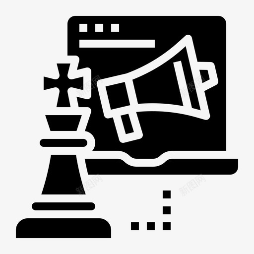 战略广告营销svg_新图网 https://ixintu.com 战略 广告营销 技术 广告