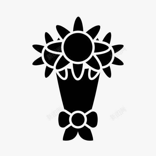 花束生日束svg_新图网 https://ixintu.com 婚礼 花束 生日 花店 鲜花 乐趣