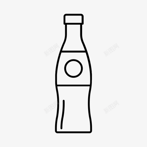 可乐瓶装丁克svg_新图网 https://ixintu.com 丁克 可乐 新鲜 汽水 玻璃瓶汽水 瓶装 食品 饮料