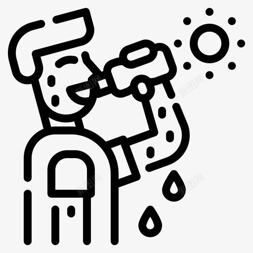 喝水饮料瓶子svg_新图网 https://ixintu.com 喝水 饮料 瓶子 水果 夏天