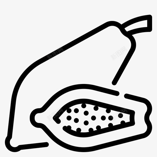 采购产品木瓜食品水果svg_新图网 https://ixintu.com 水果 采购 产品 木瓜 食品 有机 素食 蔬菜