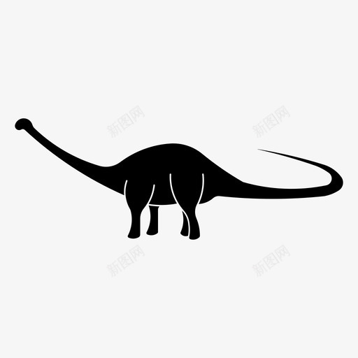 磷灰石龙动物腕龙svg_新图网 https://ixintu.com 磷灰石 龙动物 动物 腕龙 恐龙